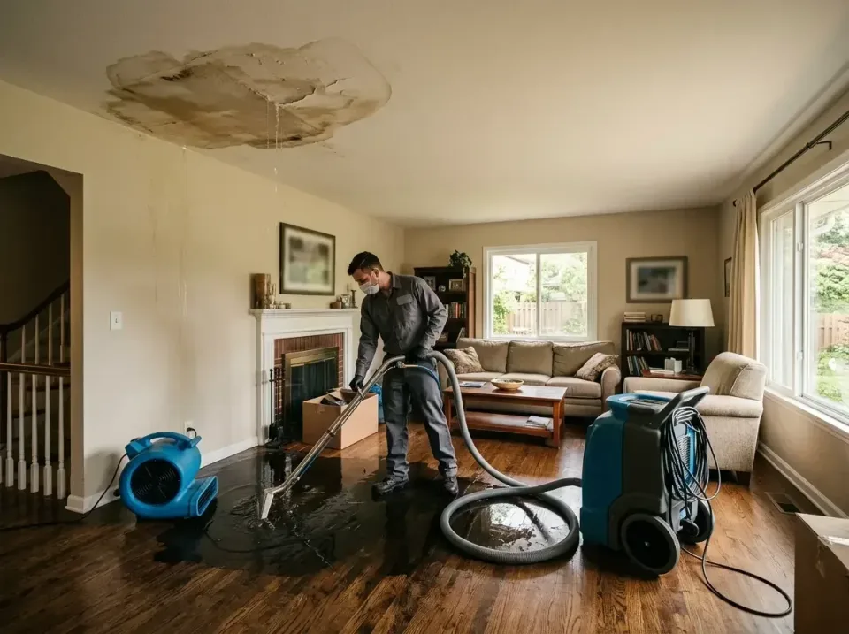 attic-pipe-burst-ceiling-drip-008 — frequently asked questions, Water Damage Restoration & Carpet Care in Beechwood, MI